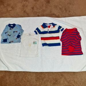 5/$20. Four baby boys shirts